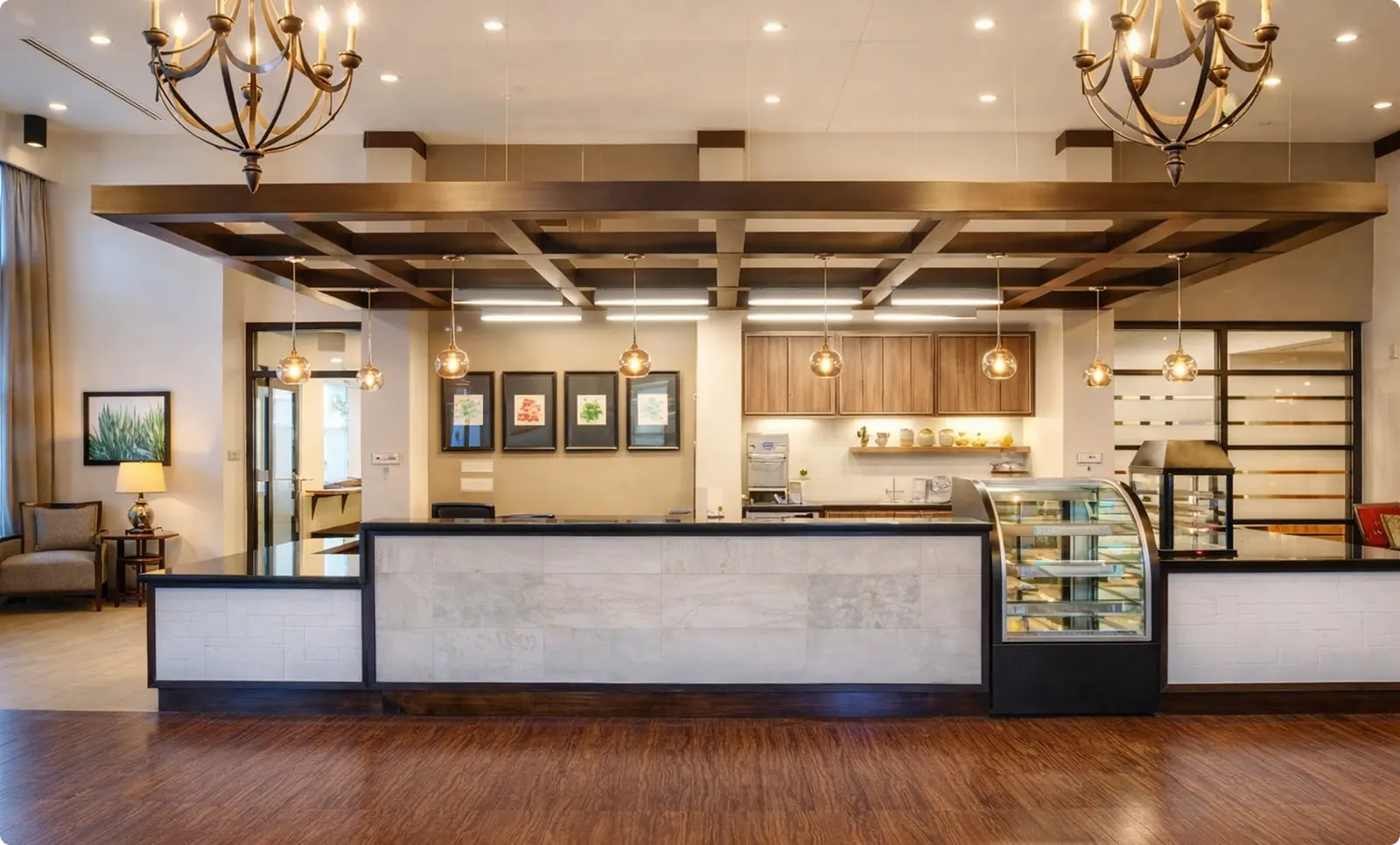 The reception area at the Buena Vista Chandler facility